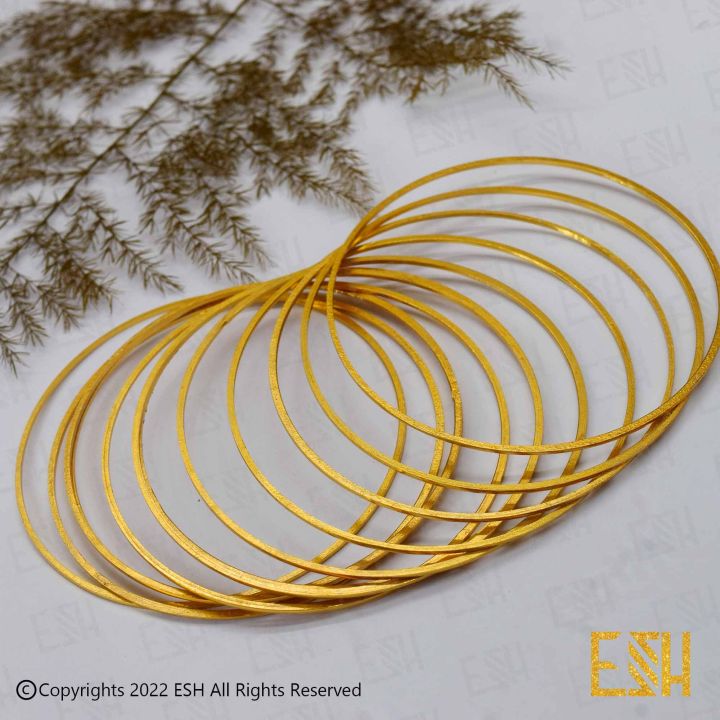 12%20Piece%20Gold%20plated%20Bangal%20Classic%20Round%20Single%20plain%20Bangle%201mm%20Thin%20Very%20Nice%20Bangel%20Wire%20Charm%20Bangles%20for%20Women%20Jewelry%20Gift%20-%20Image%204
