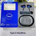 N27 Samsung AKG Type-C Earphones | ANC, Stereo Sound and Deep Bass. 