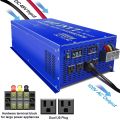10000W Pure Sine Wave Inverter 24V 220V Solar Power Inverter Battery Bank Converter 12V/36V/48V/96V DC to 110V/120V/230V/240V AC. 