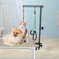 Dog Grooming Arm with Loop Noose Adjustable Pet Folding Grooming Table Stand Pet Grooming Supplies. 