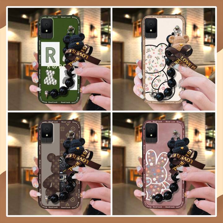 Dirt-resistant%20silicone%20Phone%20Case%20For%20TCL%20502/T432J%20Waterproof%20phone%20case%20Simplicity%20Bear%20bracelet%20cute%20Back%20Cover%20-%20Image%207