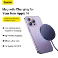 Baseus 15W Magnetic Chargers for iPhone Ultra Thin Charger Fast Charging Pad for iPhone. 