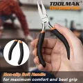 Mini Pliers Precision Professional Set - Nose Combination Diagonal End Cutting Pliers - 4 Pcs. 