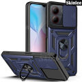 Phone case For ZTE Blade A54 Back cover Hard Armor Shockproof Camera Protection Bracket Navigation Holder Ring cover for For ZTE Blade A34 Cover cases. 