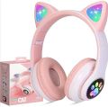 Led Cat Ear Wireless Headphone - Stn-28. 