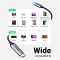 UGREEN USB C to HDMI Cable 4K 60HZ USB Type C Thunderbolt 3 HDMI Adapter Braided Cord Compatible for MacBook Pro, MacBook Air, iPad Pro, Samsung Galaxy S20 S10 Note 9. 