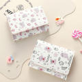 Pink Women Wallet Student Large Capacity Floral Card Holder Bow Tri-Fold Coin Purse for Girls Students Use School Gift. 