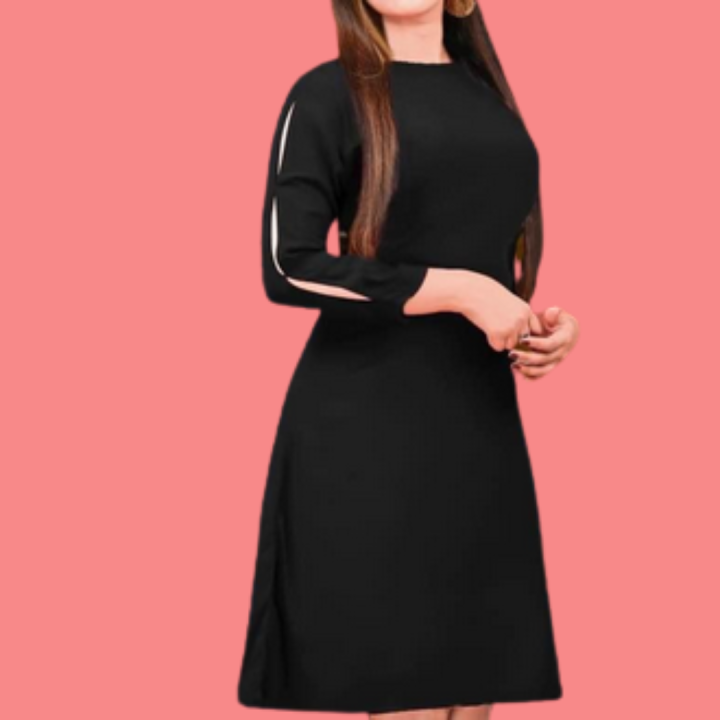 Linen Frock Latest Dress Design For Ladies/ Linen Frock For Women