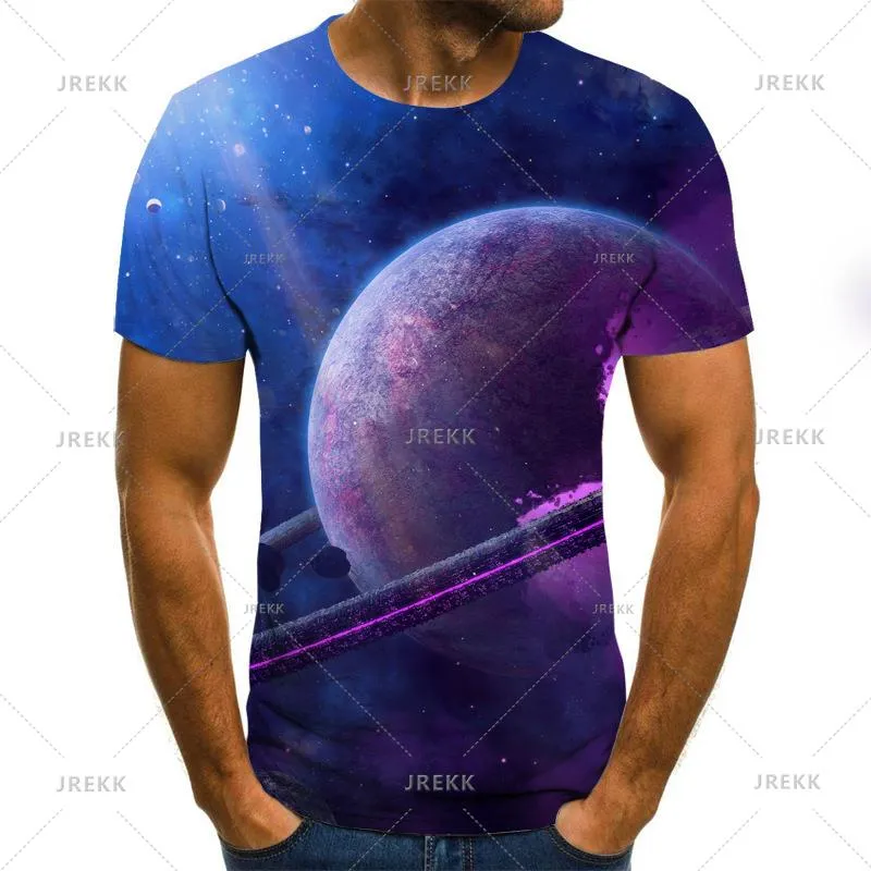 Sportbull Galaxy T-Shirts For Men – 3D Printed Nebula Space Tee, Short Sleeve, Relaxed Fit (Available Up To 3XL) - View #4