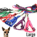 Adjustable Small Dog Cat Harness Leash Vest Puppy Collar. 