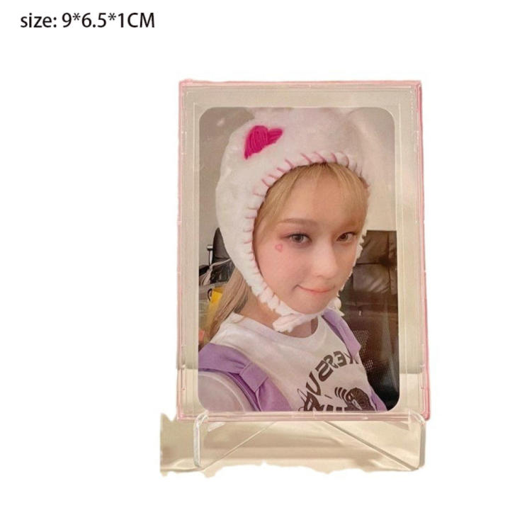 Acrylic%20Acrylic%20bead%20chain%20card%20sleeve%20Excellent%20material%206%20colors%20Small%20card%20display%20frame%20Card%20brick%20for%20Protecting%20Cards%20-%20Image%205