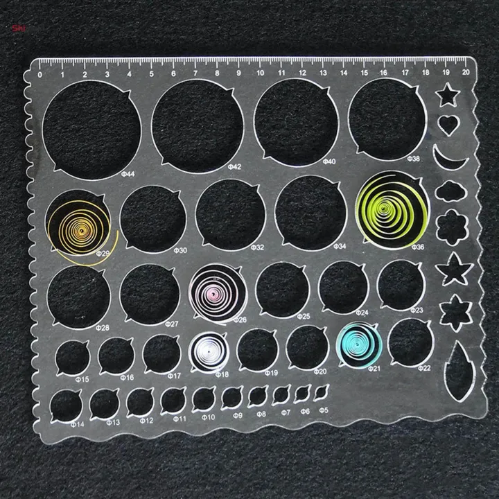 Paper%20Quilling%20Tool%20Circle%20Template%20Ruler%20Stencil%20Drawing%20Stencil%20Different%20Sized%20Flexible%20Drawing%20Templates%20for%20Artists%20for%20DIY%20Paper%20Craft%20-%20Image%209