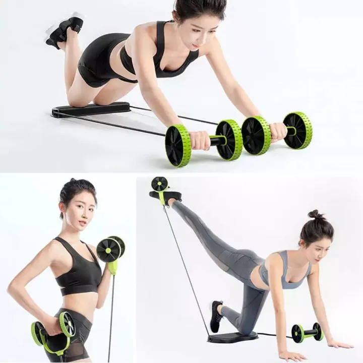 Revoflex%20Ab%20Wheel%20Home%20Gym%20-%20Green%20Ab%20Wheel%20Roller%20Sport%20Bodybuilding%20Revoflex%20Xtreme%20Dobule%20Wheels%20AB%20Roller%20Pull%20Rope%20Abdominal%20Trainer%20Gym%20Equipment%20Abs%20Trainer%20-%20Image%208