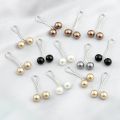 12 Pieces/set Women's Scarf Hijab Clip Brooch Pearl Brooch Fixed Hijab Gift for Friends Clothing Accessories Jewelry. 