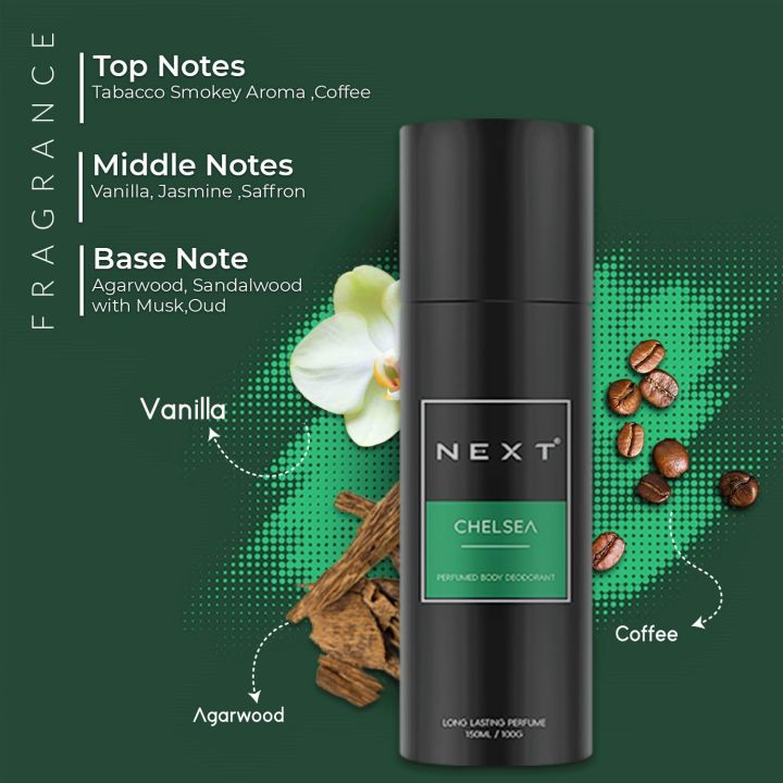 Next%20Care%20Chelsea%20Daily%20Use%20Deodorant%20for%20Men%20%7C%20Perfumed%20Body%20Spray%20%7C%20Long%20Lasting%20Deo,150ml%20Each(Pack%20of%202)%20%7C%20Fragrance%20of%20Smokey%20Aroma,%20Vanilla%20&%20Oudh%20(FROM%20INDIA)SAB%20-%20Image%202