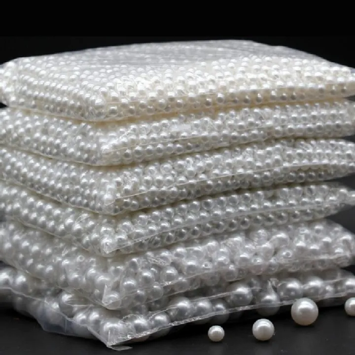 White%20/%20Beige%203mm-12mm%20Pearls%20Straight%20Hole%20Making%20Jewelry%20Diy%20Round%20Beads%20Decoration%20Crafts%20-%20Image%203