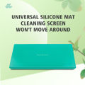 NASAN Universal Non-Slip Soft Silicone Pad For Cell Phone Curved Screen Glass OCA Glue Cleaning Laminating Repair Suction Mat. 