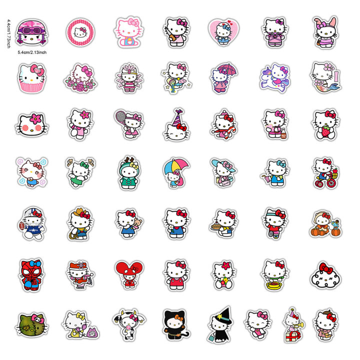 20/40pcs%20Hello%20Kitty%20Stickers%20Cute%20Kawaii%20Cat%20Cartoon%20Stickers%20for%20Laptop%20Scrapbook%20Journal%20Kids%20Girls%20Boys%20Stickers%20-%20Image%203