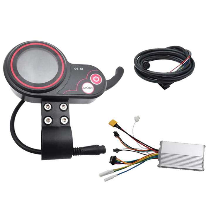 QS-S4 72V Thumb Throttle LCD Display+48V 800W Controller Kit Black ...