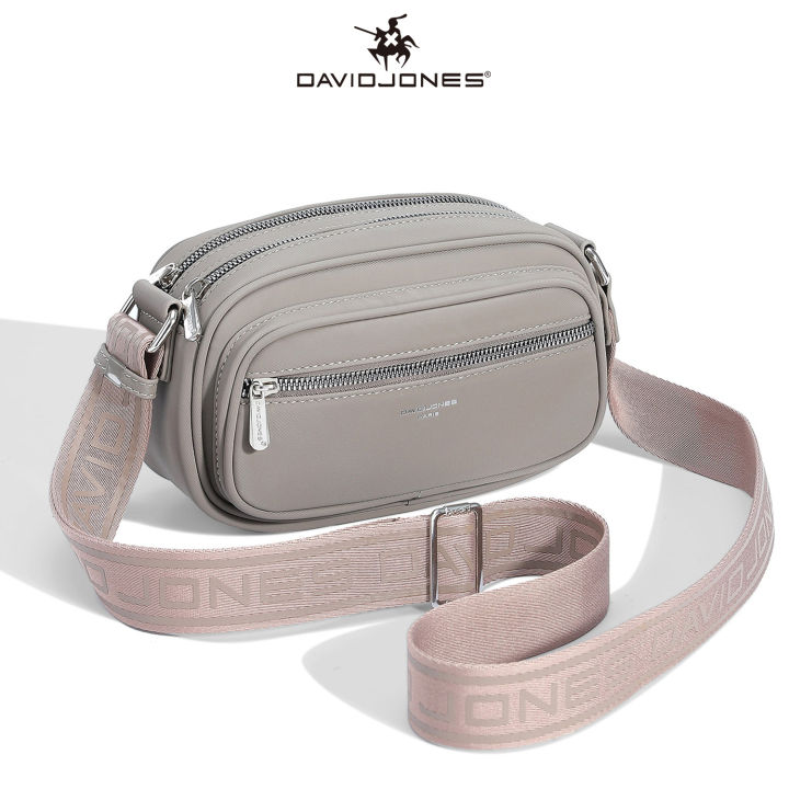 David Jones Paris women crossbody bag polyester female handbag small lady shoulder bag