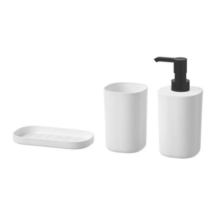 Storavan IKEA STORAVAN 3pc bathroom set, white | Daraz.lk