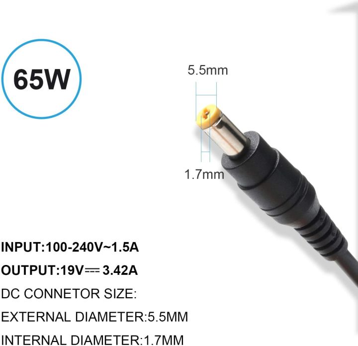 Acer%20Laptop%20Charger%20for%20Aspire%20V5%20V3%20E1%20Series%20Power%20Supply%2065W%20Lap%20Notebook%20adaptor%20-%20Image%203