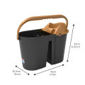 Mop Bucket Mop Basket Twin Spin Mop Bucket Spin Mop Basket DSI Plastic. 