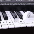 88 Keys 61 Keys 54 Keys Transparent Piano Keyboard Stickers Electronic Keyboards Stickers Tabs Musical Notes Key Stickers. 