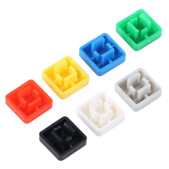 Tactile%20Push%20Button%20Switch%20Cap,%20Square%20Replacement%20Push%20Button%20Switch%20Caps%207%20Colors%20for%20Industrial%20Use%20-%20Image%204