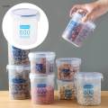 Cereal Container Airtight Food Storage Containers for Cupboard Cabinet Grain. 
