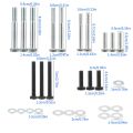 Steering Wheel Removal Tool Steering Wheel Puller 46pcs Chrome Vanadium Steel Steering Wheel Remover Storage Box Package. 