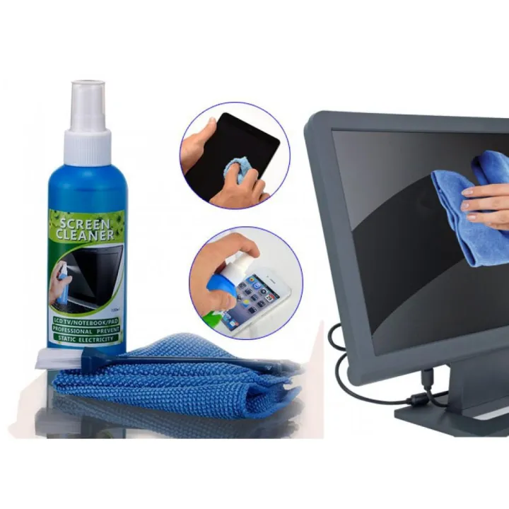 Screen%20Cleaner%20solution%20spray%20kit%20for%20LCD%20/%20LED%20/%20TV's%20/%20Laptops/%20Tablets/%20Monitors%20/%20Phones%20and%20other%20electronic%20screen%20with%20Antistatic%20Cloth%20-%20Image%205