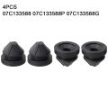 4Pcs Rubber Air Filter Housing Shell Grommet Engine Cover Buffer Bush 07C133588 07C133588P For A1 A3 Q3 For GOLF For PASSAT. 