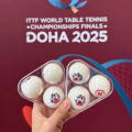 2025 Doha World Table Tennis Limited Edition Shatou Portrait Ping Pong Ball Training Competition Support Commemorative Ball Gift. 