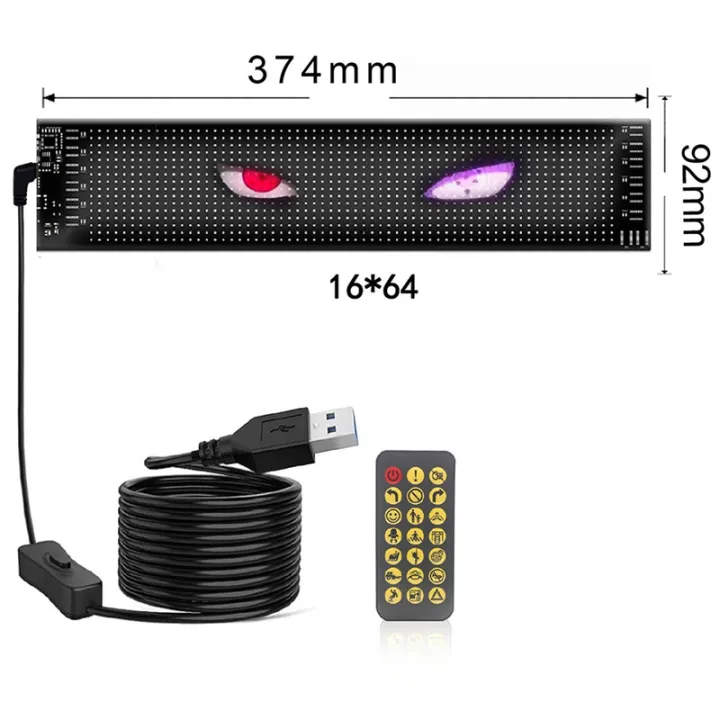 LED%20Car%20Flexible%20Screen%20USB%205V%20Matrix%20Pixel%20Panel%20RGB%20Pattern%20Graffiti%20Scrolling%20Text%20Animation%20Display%20with%20APP%2016x64%20-%20Image%202
