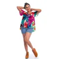 Privi Fashion Cold Shoulder Top for Women. 