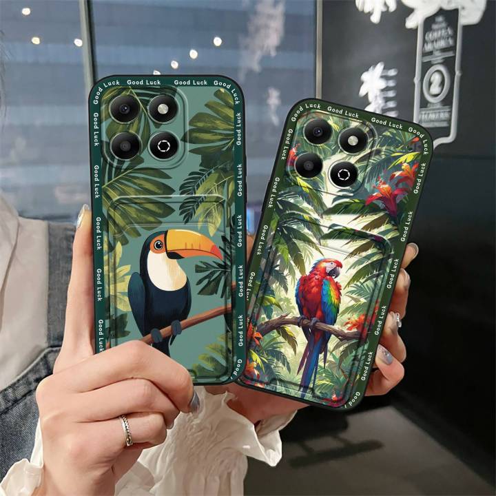 Soft%20case%20Anti-knock%20Phone%20Case%20For%20Honor%20X6b%20Waterproof%20Card%20sleeve%20Cover%20Cute%20TPU%20Card%20bag%20Graffiti%20protective%20Durable%20-%20Image%204