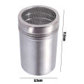 1/3pcs Stainless Steel Powder Sprinkler Kicthen Powder Distributor Gauze Mesh Jar Seasoning Bottles. 
