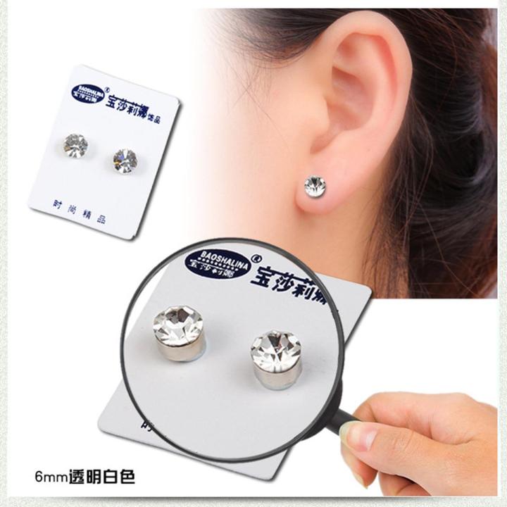 1 Pair Magnetic Slimming Earrings Slimming Patch Lose Weight Magnetic Health Jewelry Magnet Of Lazy Paste Slim Product Accessor