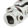 Double U Joint Coupler, Double Steering U Joint 3/4in DD X 3/4in DD High Strength Wear Proof for Car. 