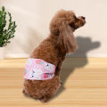 Dog Sanitary Diaper Breathable Cartoon Rabbit Print Pet Sanitary Belt Puppy Dog Diaper. 