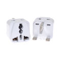 【FOOT SOFA】Type G Travel Adapter, Universal Socket to UK Plug Travel Charger Adapter, 2 In 1 Power Converter For Malaysia Singapore HongKong 13A 250V. 