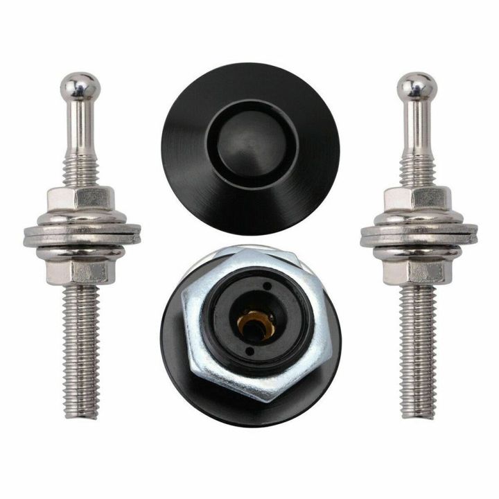 Body Panel Locking Pin 2/4pcs Black Body Kit Car Accessory Engine Bonnet Lock Front Bumper ...