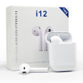 i12 TWS Wireless Bluetooth Earphones with Touch Control Headset. 