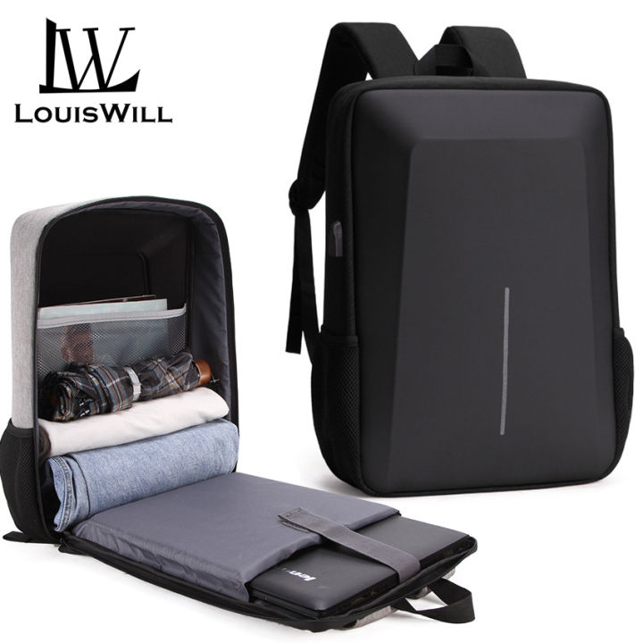 LouisWill Laptop Bag Backpacks Men Laptop Backpack Waterproof