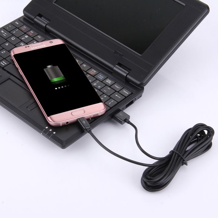 (New)%203m%20Micro%20USB%20Port%20USB%20Data%20Cable(Black)%20-%20Image%203