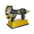 Trent900 Aircraft Turbofan Engine Model High-Performance Turbofan Engine Model Miniature Engine Model Yellow. 