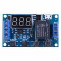 DC 6V~30V Trigger Delay On/Off Cycle r Relay Switch Module LED Display Micro USB 5V Control. 