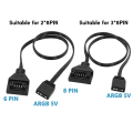 Motherboard 5V ARGB Light Control Cable AURA SYNC Cable, 8PIN. 