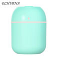 220ml Portable Mist Humidifier Intelligent Power-off 2 Gear No Radiation Nano-atomization Mild Lamp Air Diffuser for Bedroom. 